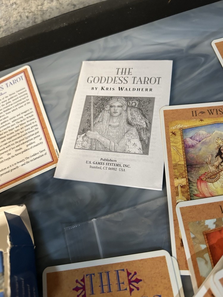 The Goddess Tarot Cards Deck by Kris Waldherr Fortune Telling Divination
