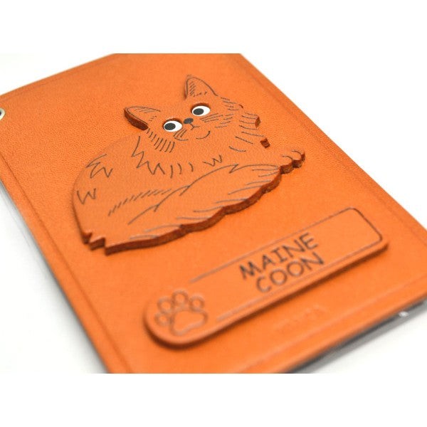Main Coon Leather Commuter Pass/Passcard Holders