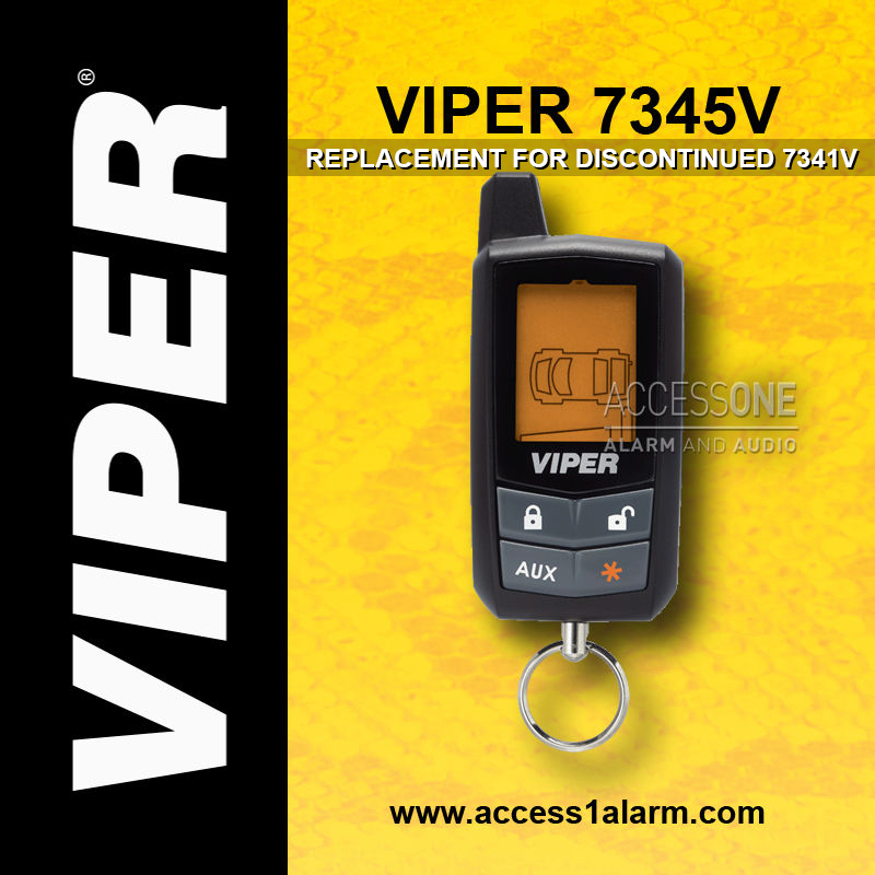Viper 7341V 2-Way LCD Remote Control Replacement Transmitter 7345V