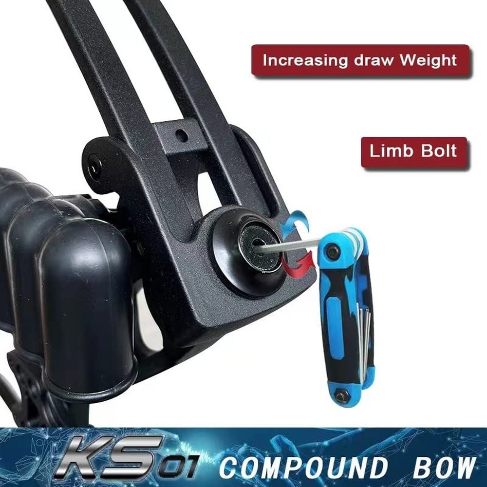 Compound Bow Set 15-45lbs for Pull Beginner and Teens Right Handed Adjustable...