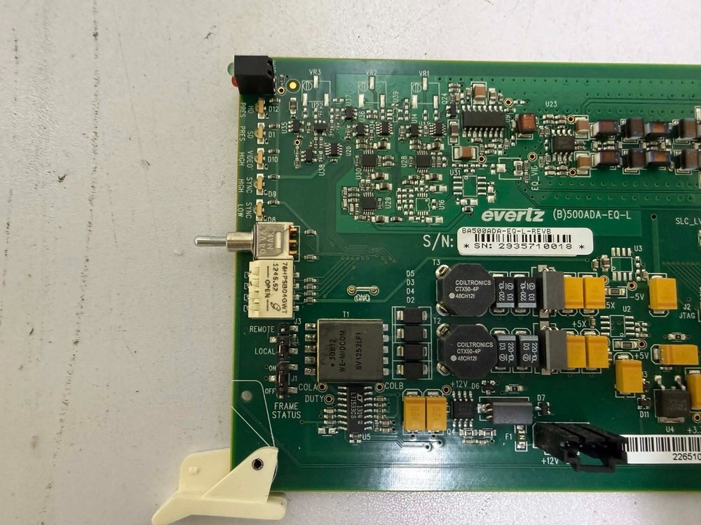 Evertz 501ADA-EQ-L Analog Video Distribution Amplifier w Cable Equalization