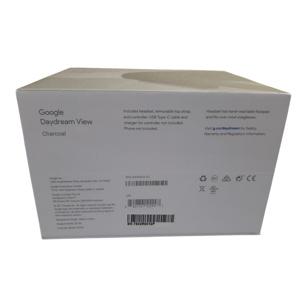 Google Daydream View VR Headset - Slate