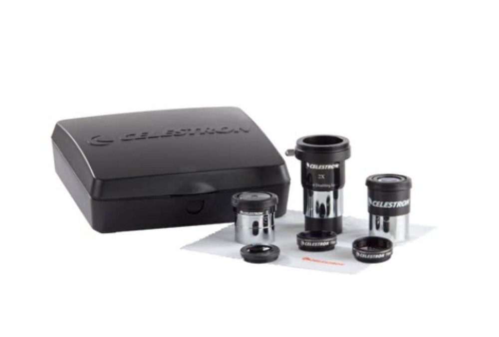 Celestron AstroMaster Accessory Set Eyepiece Filter Barlow Mirror #94307