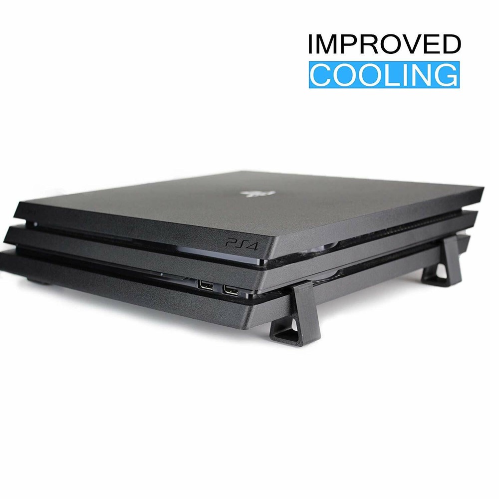 PS4 PRO Riser Low Feet - Helps Improve Cooling - 3D Printed