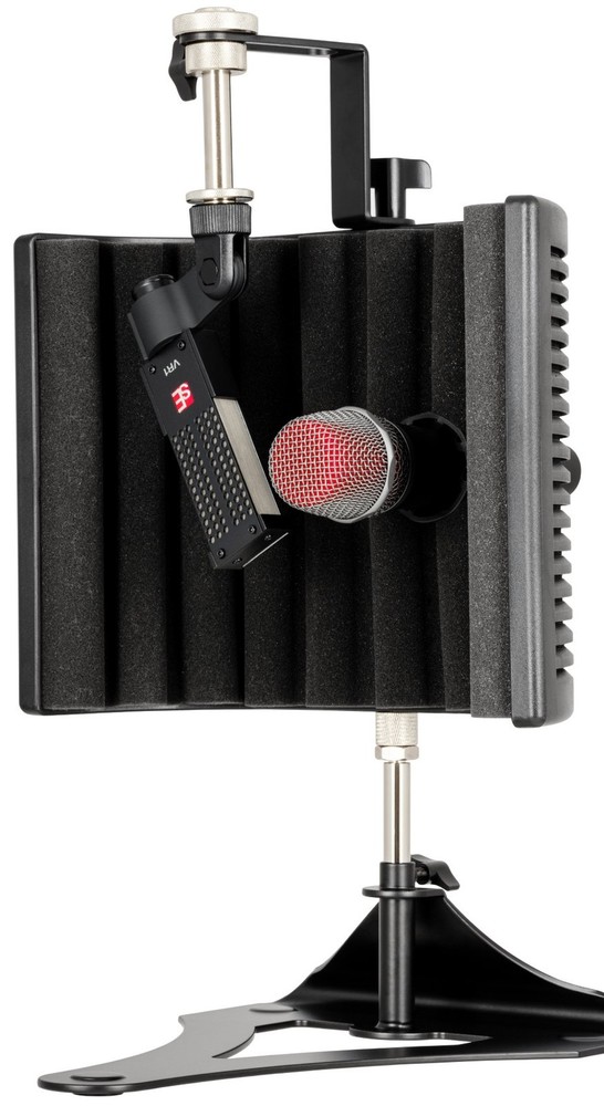 Se Electronics guitaRF Reflexion Filter Isolation Shield Dual Microphone Stand