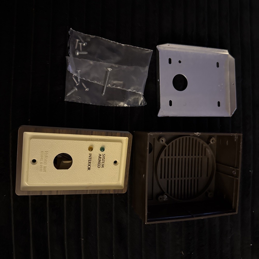 Vintage NuTone ISB-64 Surface Mounted Door Intercom Speaker And S-226 Key Switch