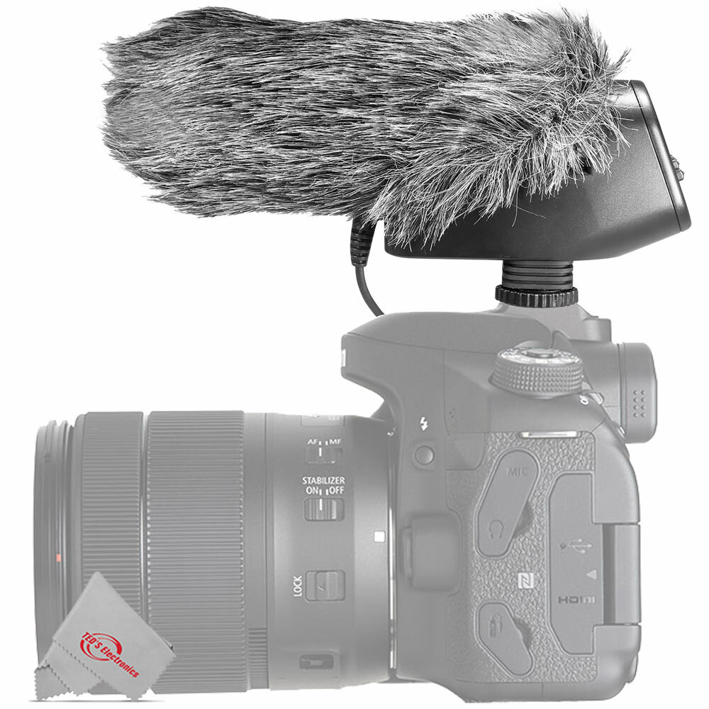 Vidpro On Camera Microphone for Canon PowerShot SX70 Digital Camera