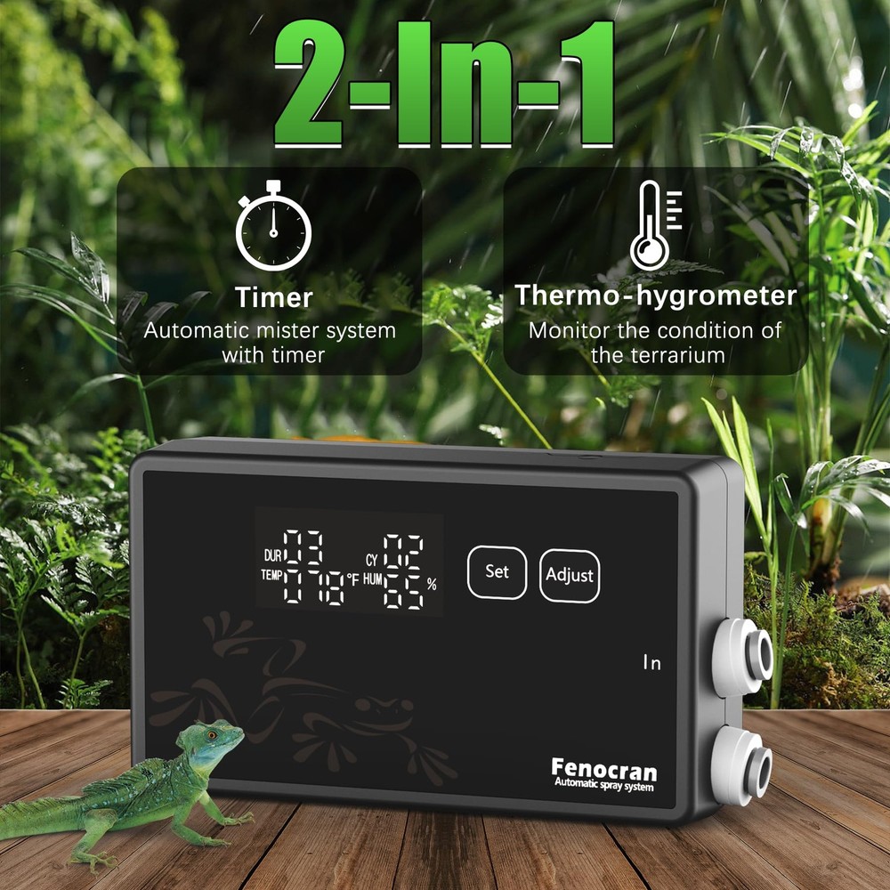 Automatic Reptile Mister System, Reptile Humidifiers Misting System