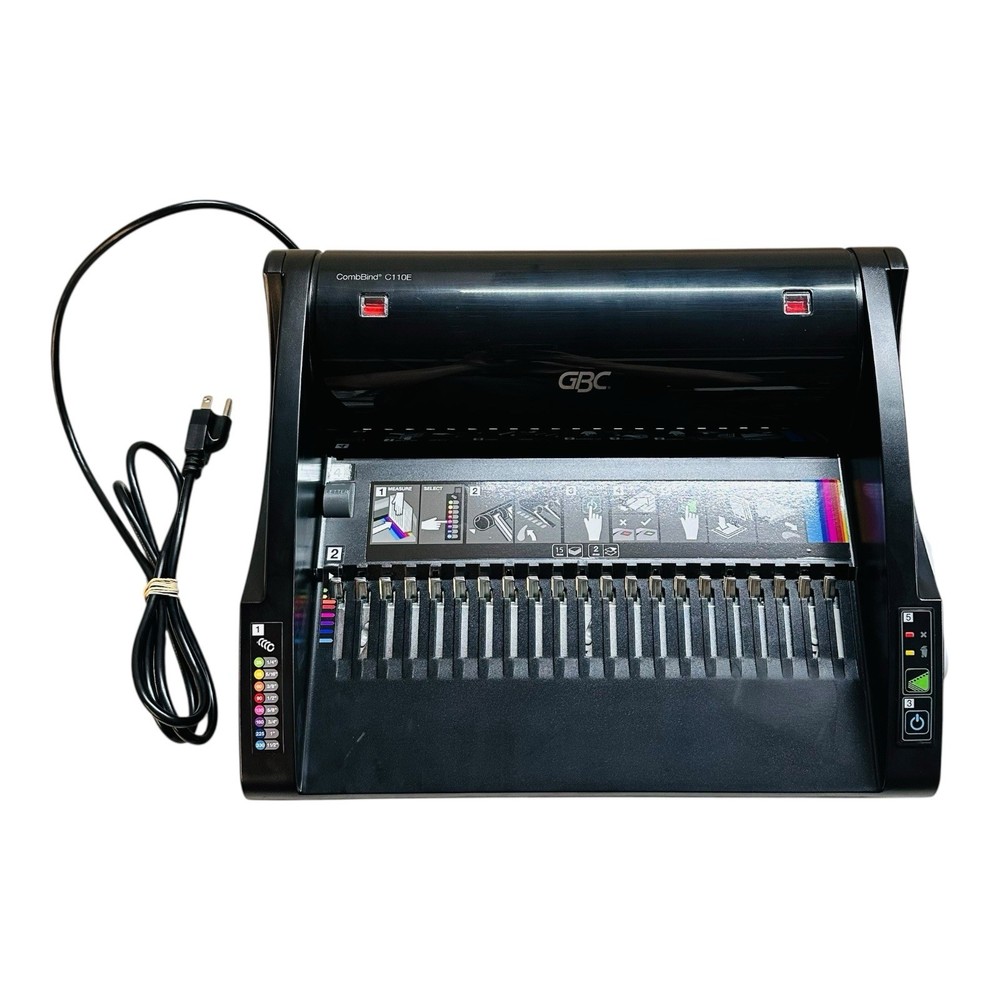 GBC CombBind C110E Electric Binding Machine 330 Sheets 15.44 x 12.38 x 4.78