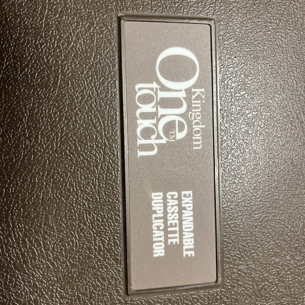 Kingdom One Touch Cassette Tape Duplicator - UNTESTED