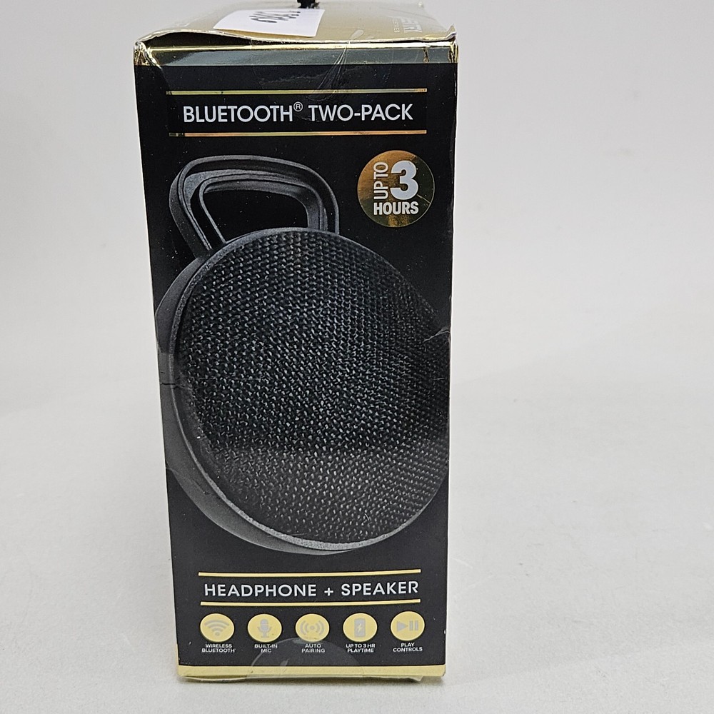 Sentry Platinum Wireless/wired Headphones & Speaker 2 Pack Bluetooth USB