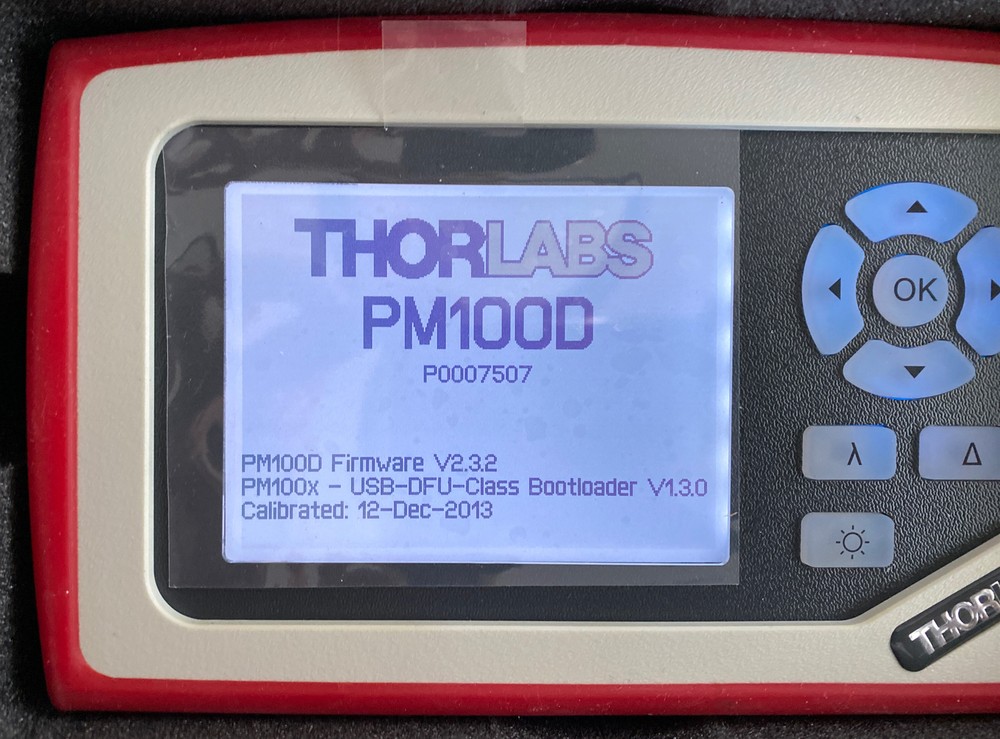 Thorlabs PM100D - Compact Power and Energy Meter Console, Digital 4" LCD
