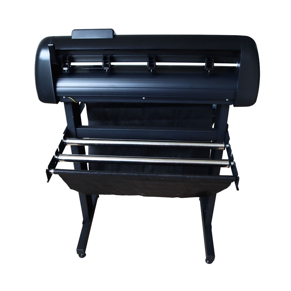 Vinyl Cutter Machine, 24 in Max Paper Feed Cutting Plotter with Automatic Edge I