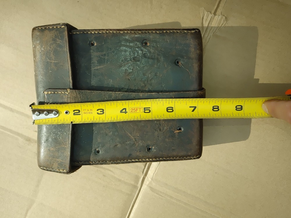 Original 1940 German Poeschl Binoculars Case leather