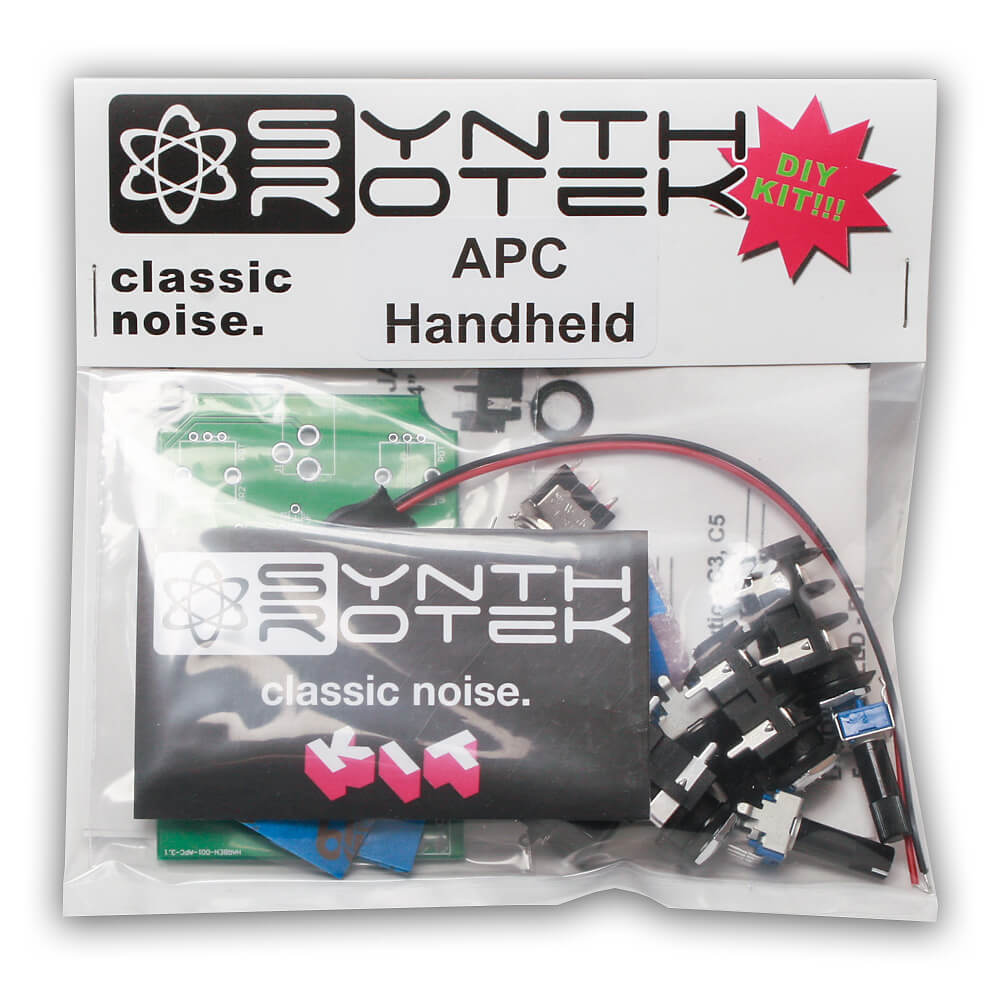 Synthrotek APC Handheld DIY Kit - Atari Punk Console Synthesizer 8bit Chiptune