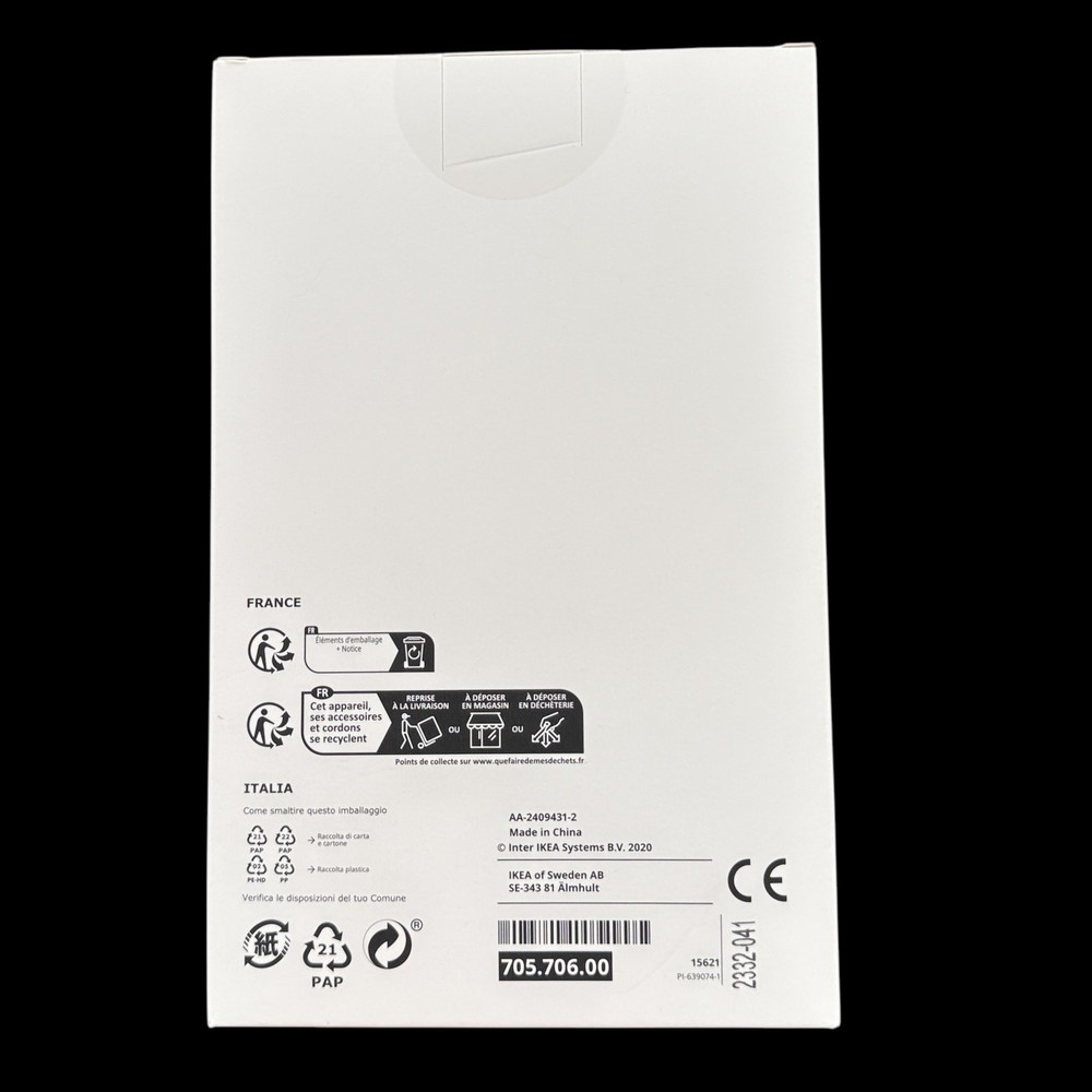 IKEA SOLVINDEN White LED String Light with 12 Lights. Battery Operated