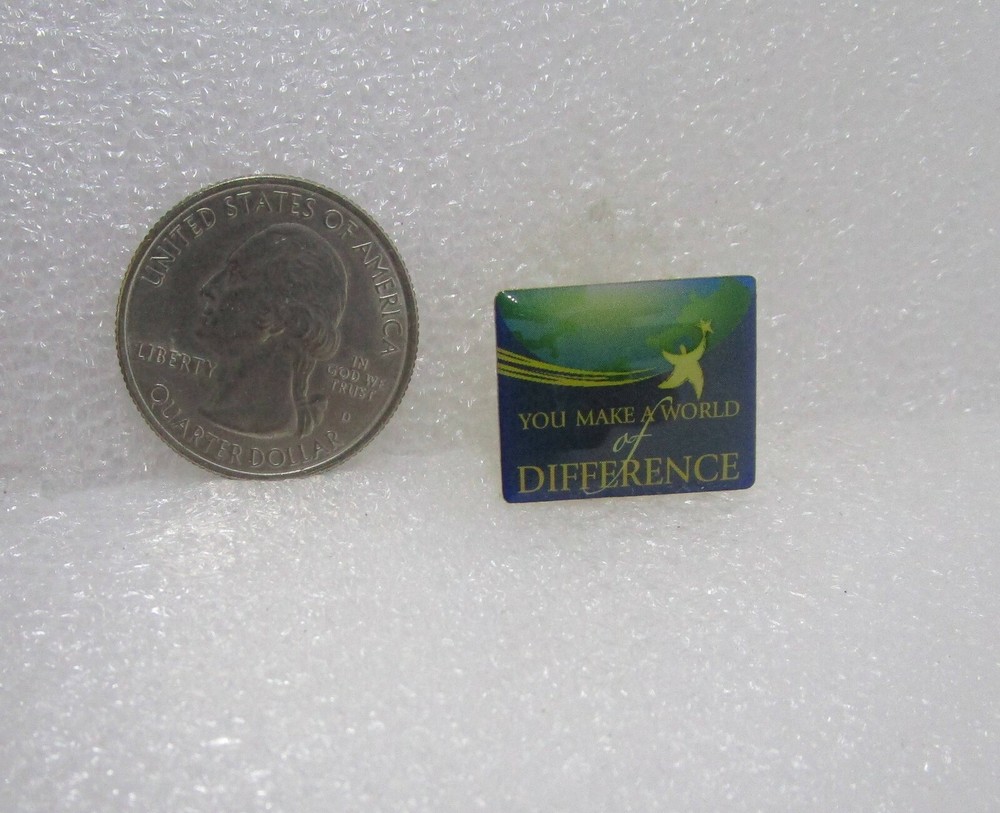 You Make A World Of Difference Pin