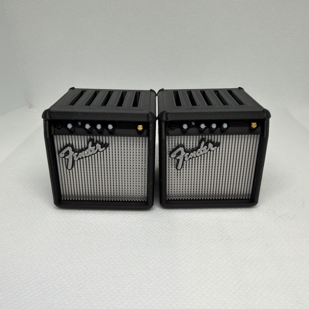 Mini Guitar Amp Pick Holder Fender (x2)