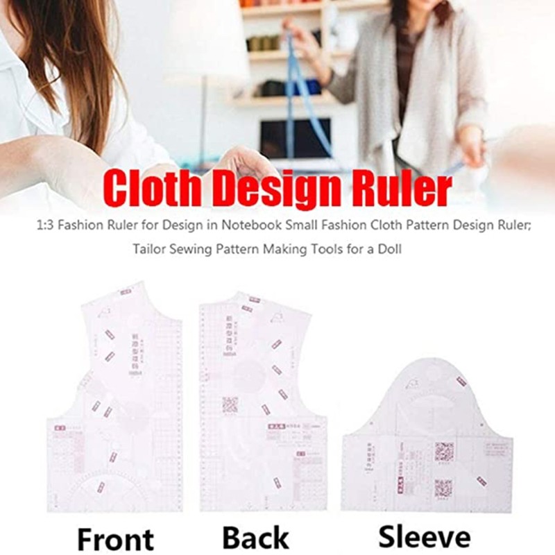 Clothing Ruler Templates Sewing Ruler Clothing Pattern Making Measuring Tool