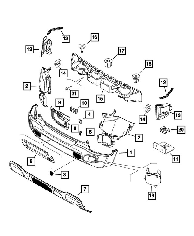 Genuine Mopar Spring Clip 68321951AA