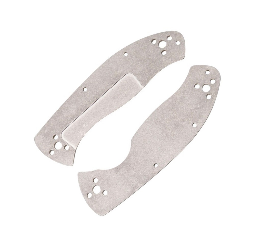 Scikio Custom Spyderco Tenacious Titanium Handle Scales