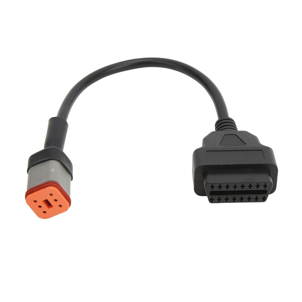 Motorcycle OBD2 6 Pin Diagnostic Adapter Efficient Fuel Efficiency For Safe UJRW