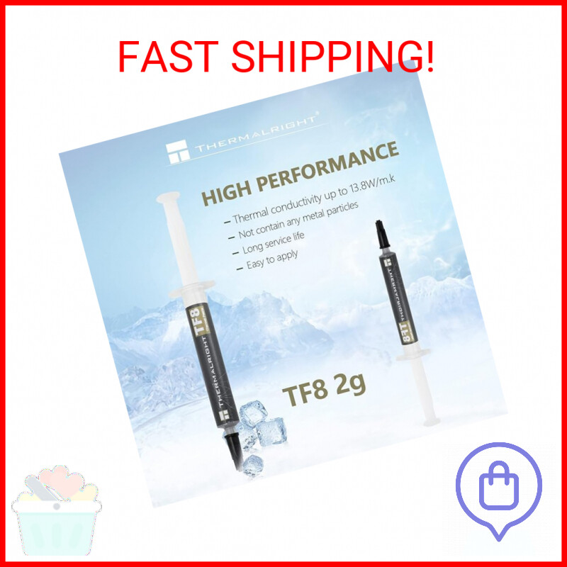 Thermalright TF8 High Performance Thermal Compound Paste 2 Grams, 13.8W/mK, High