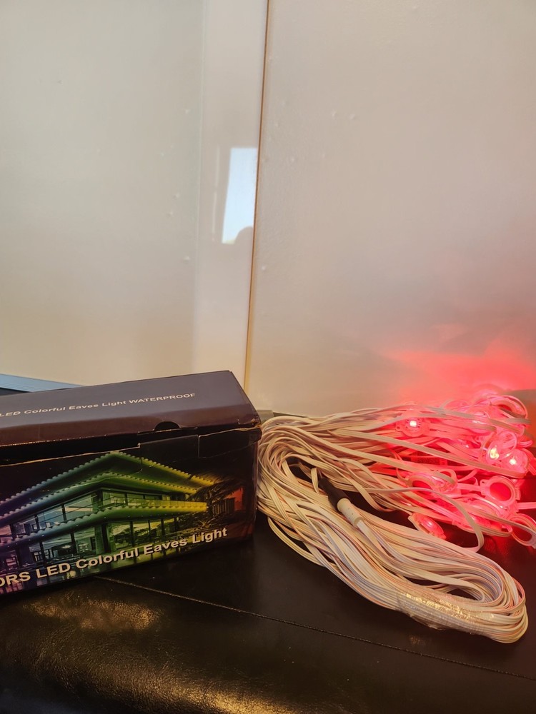 RGB LED Multicolor Waterproof Outdoor String Light with Remote