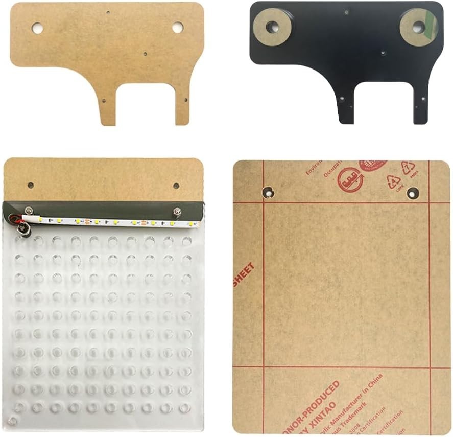 BDM Frame with 4 Pcs Probe Pins, with LED Board Assembly, Support for 22pcs ...