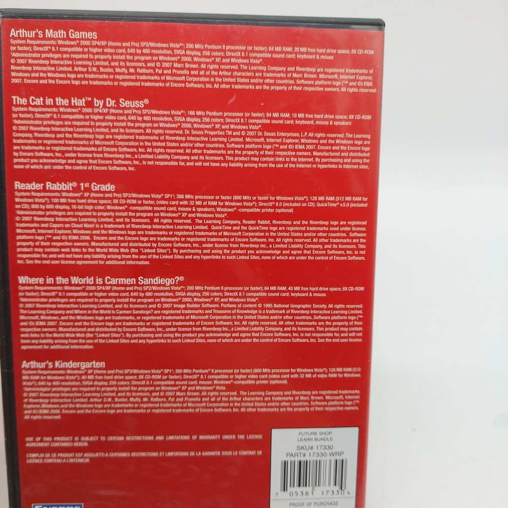 Encore Learn Bundle Ensemble D’Apprentissage 5 Learning Discs DVD