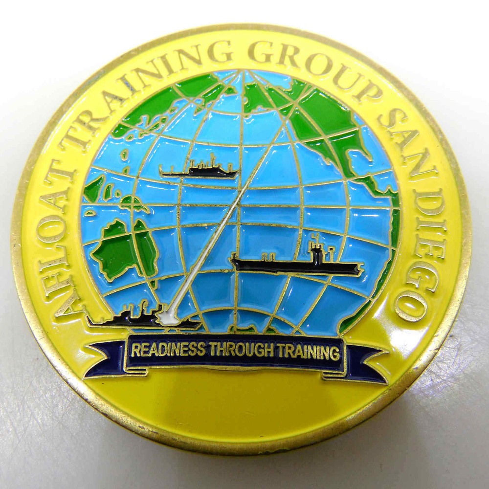 AFLOAT TRAINING GROUP SANDIEGO CHALLENGE COIN