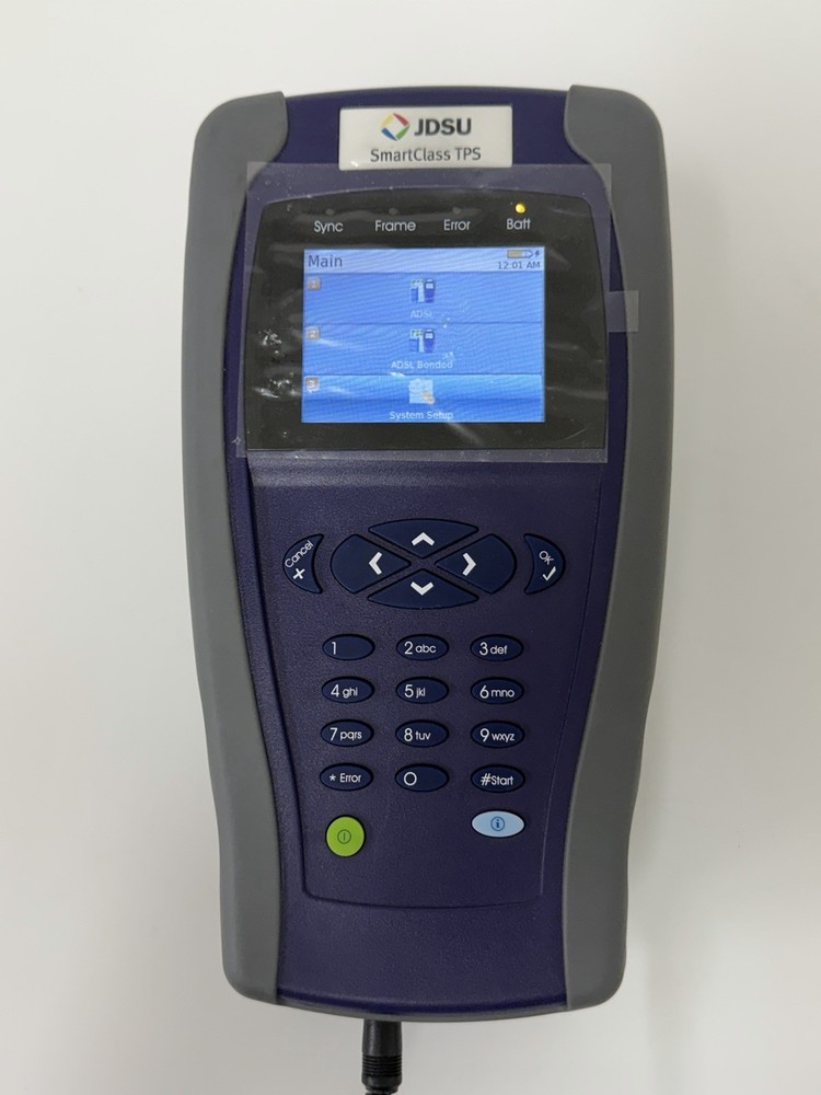 JDSU SmartClass Triple-Play Services (TPS) Bonded ADSL Handheld Cable Test Tool