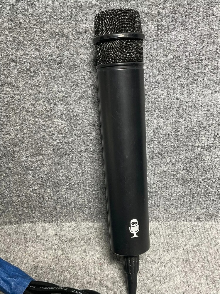 Singing Machine Karaoke Microphone Pair 🎤 Wired Handheld Black Color