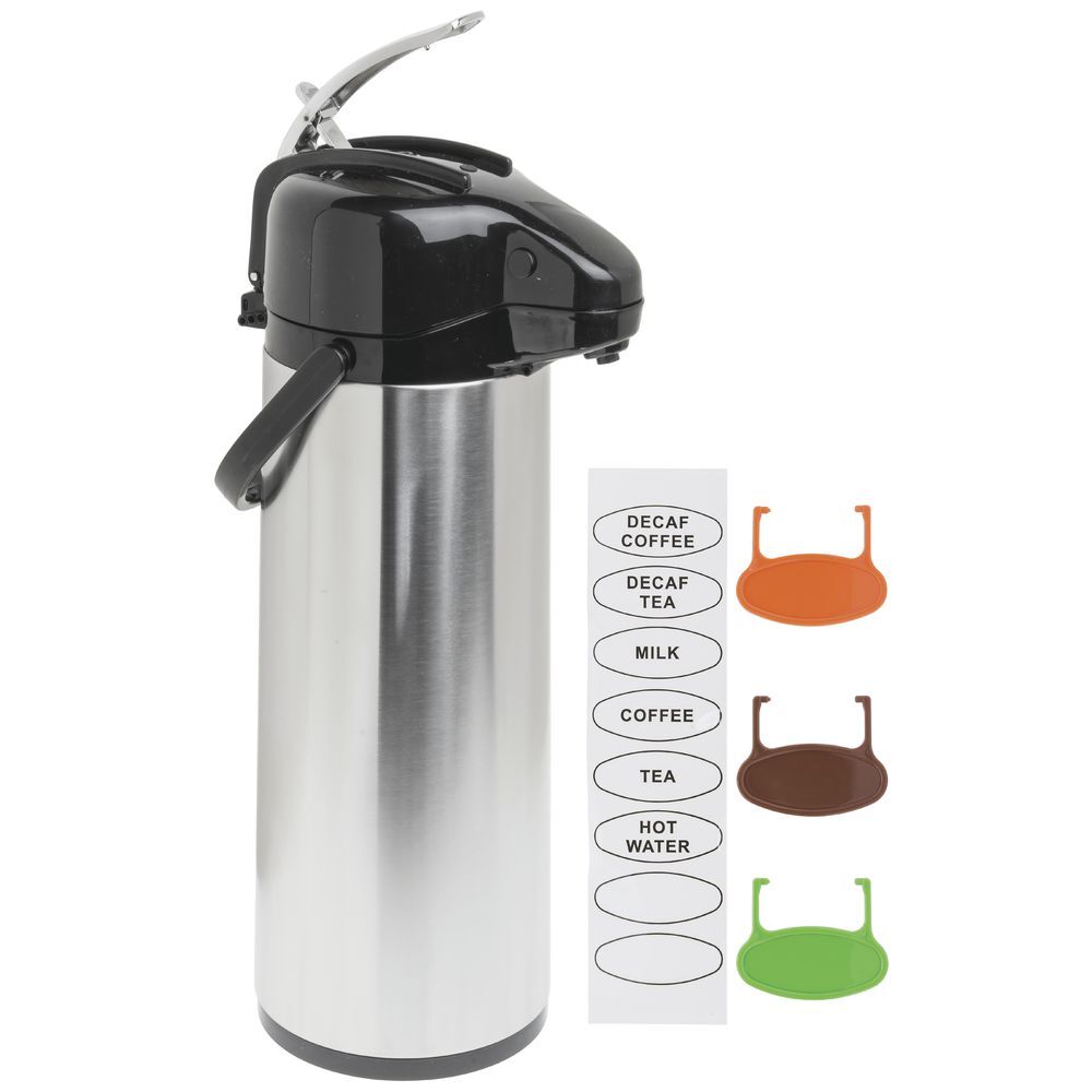 Hubert 3L Lever Lid Air Pot