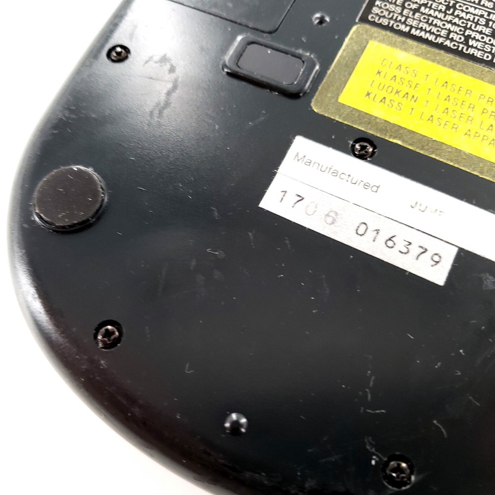 Koss CDP657 Portable CD Player 10 Second Anti-Skip DBBS Tested & Works **READ**