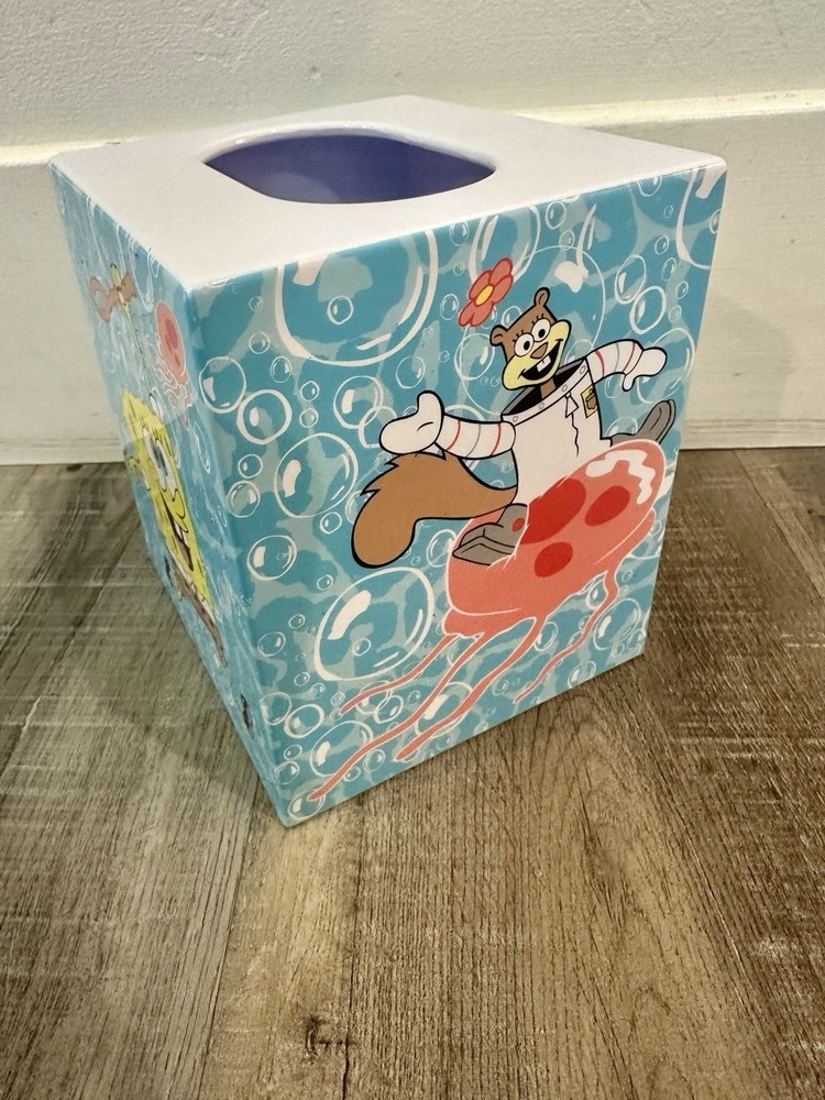 Spongebob Squarepants Plastic TISSUE HOLDER Sandy Squirrel