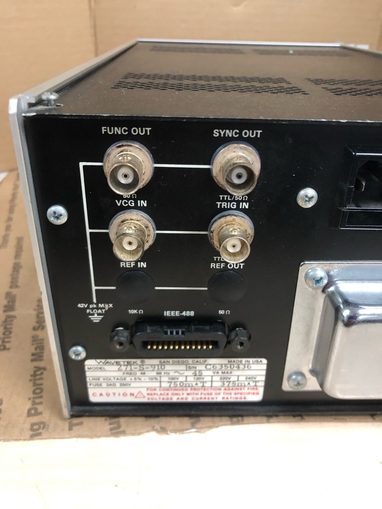 Wavetek 271 Programmable Pulse/Function Generator (TESTED)