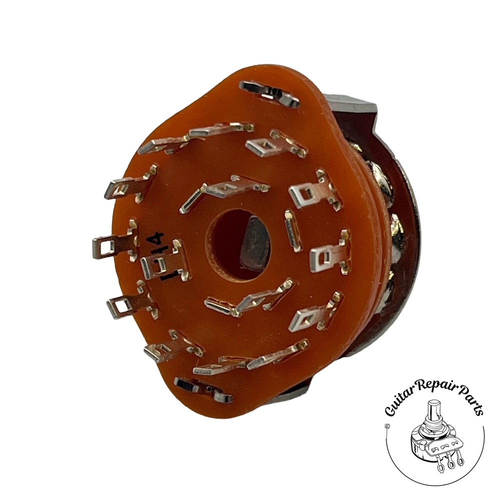 Alpha 4 Position, 3 Pole, Rotary Selector Switch