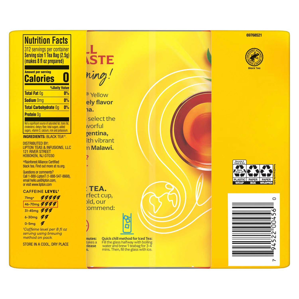 Lipton-Tea Bags - Black Tea (312 ct.) - FAST SHiP!!
