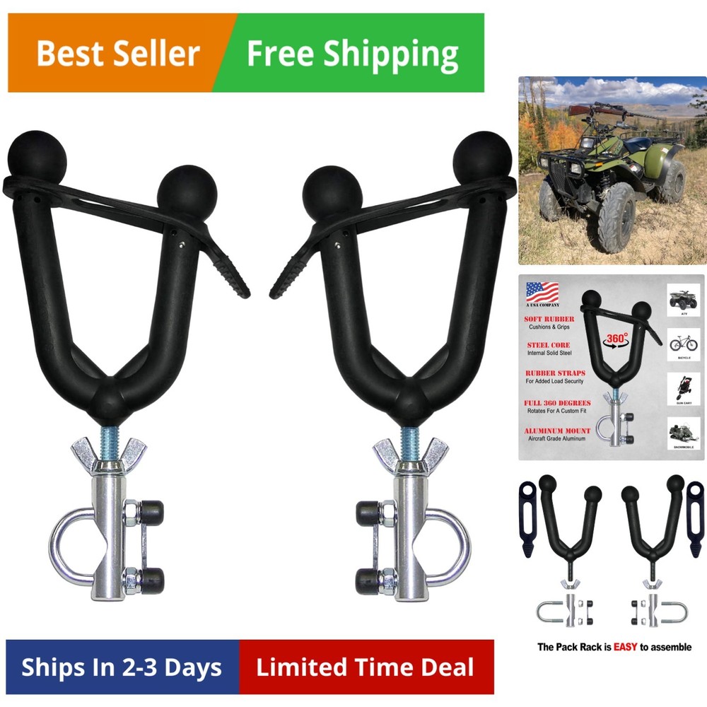 Pack Rack - Gun & Bow Rack for ATVs and Bikes - Model