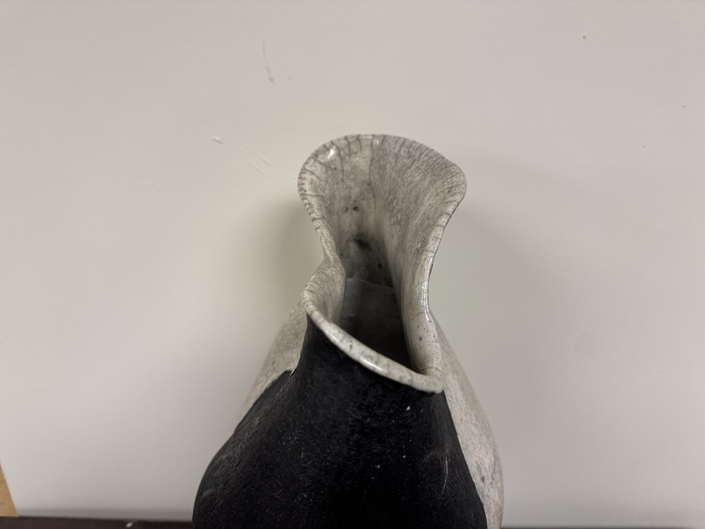 Mid-Century Abstract Free-Form Pottery Vase- Sills Studio
