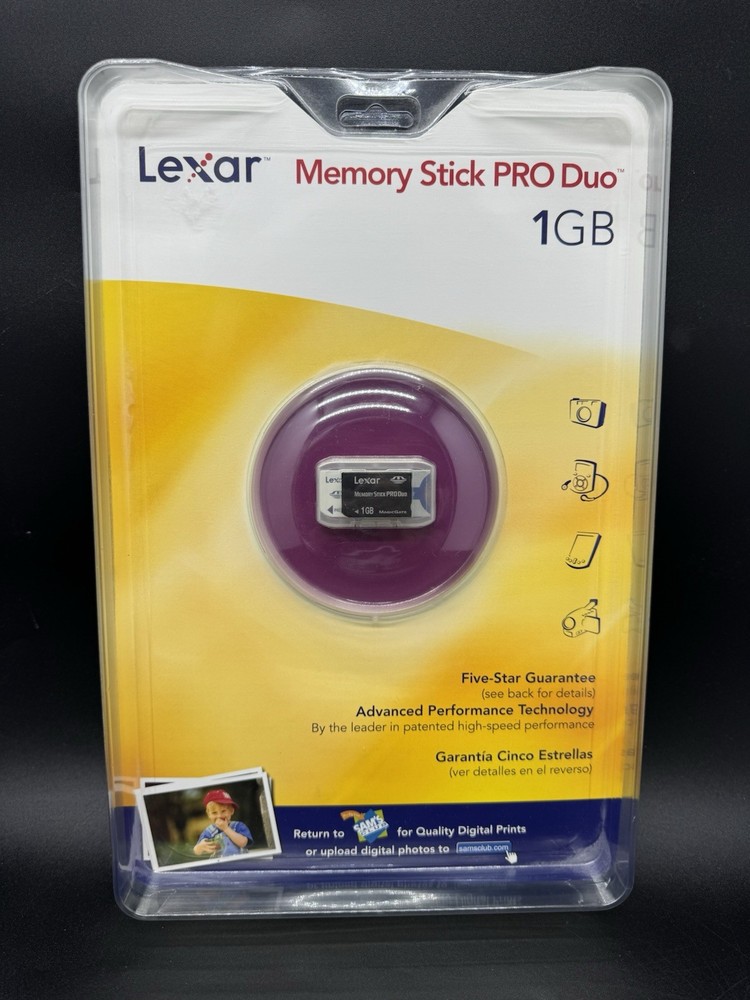 Memory Stick Lexar 1GB Pro Duo MagicGate New