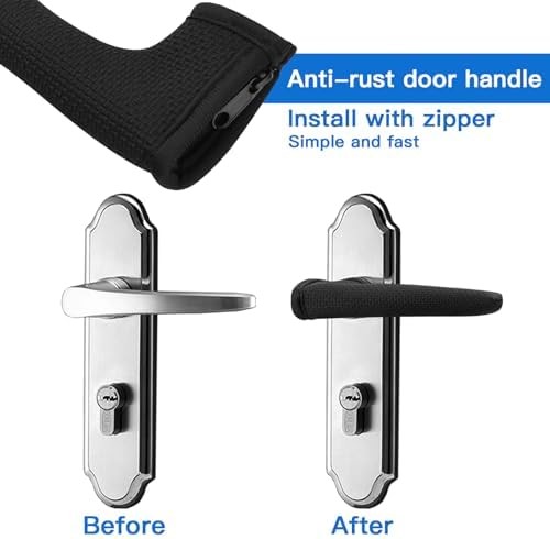 2 Pack Door Knob Covers Neoprene