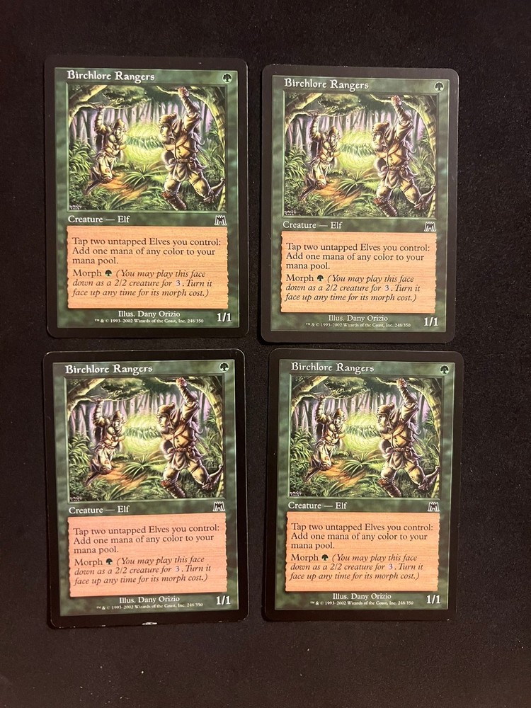 Birchlore Rangers x4 [Onslaught] Magic MTG Cards MP