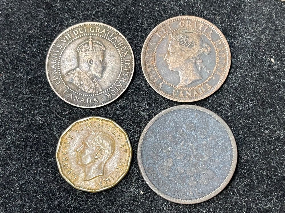Early Canada 4 Coins Lot