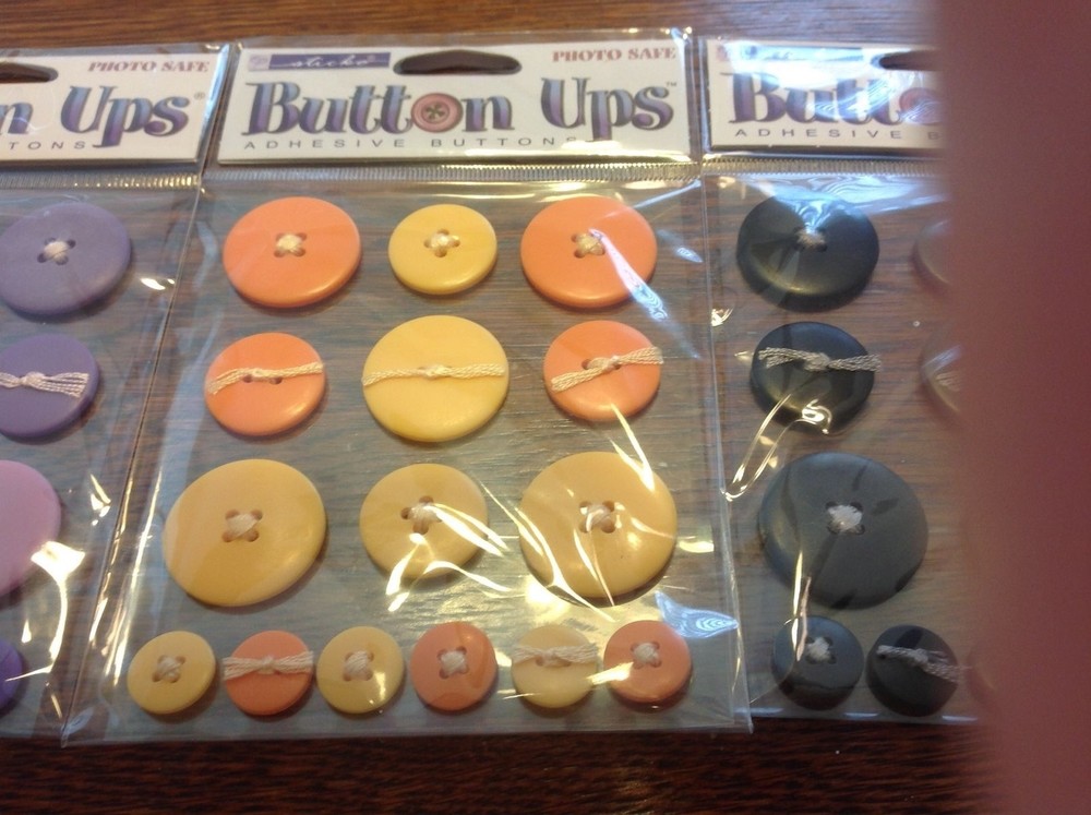 Scrapbooking embellishments buttons