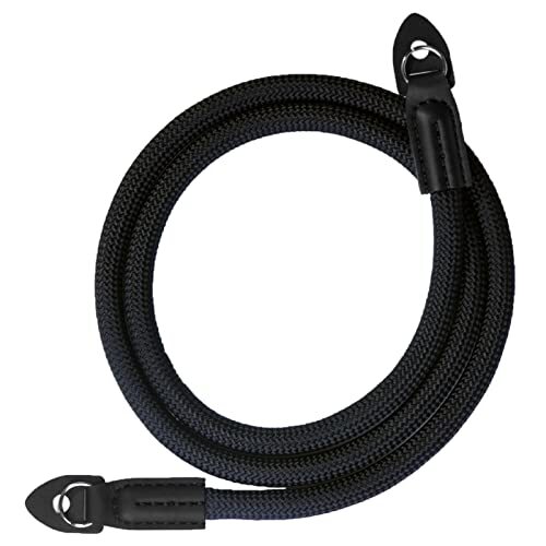 Camera Strap,Climbing Rope Camera Strap for Round Hole Interface DSLR SLR Black