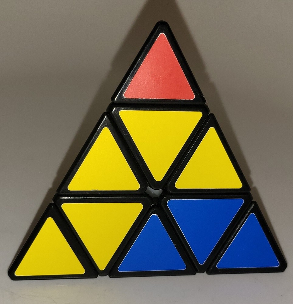 Mefferts Triangle Pyraminx Puzzle Vintage Ultra Rare Puzzle!