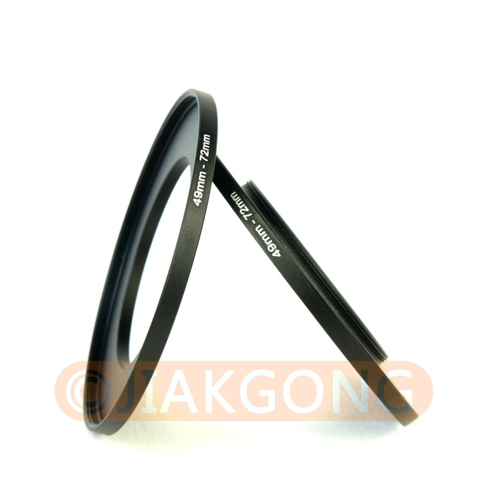 49mm-72mm 49-72 mm Step Up Filter Ring Stepping Adapter