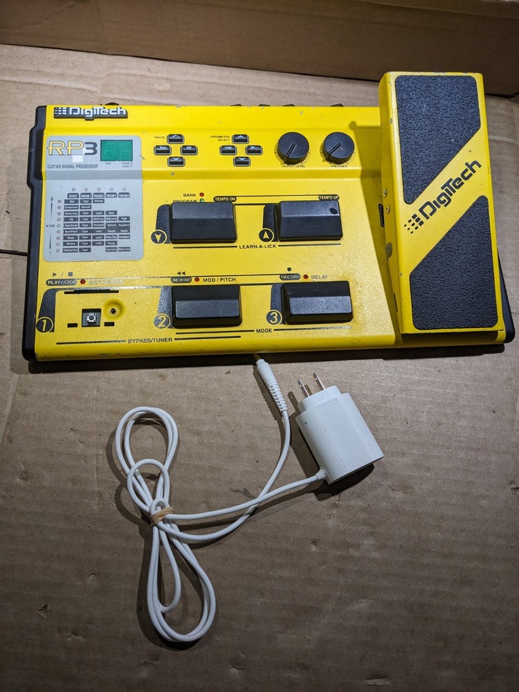 DigiTech RP-3 Multi-Effect Pedal Guitar Signal Processor Tested Works LOOK/READ